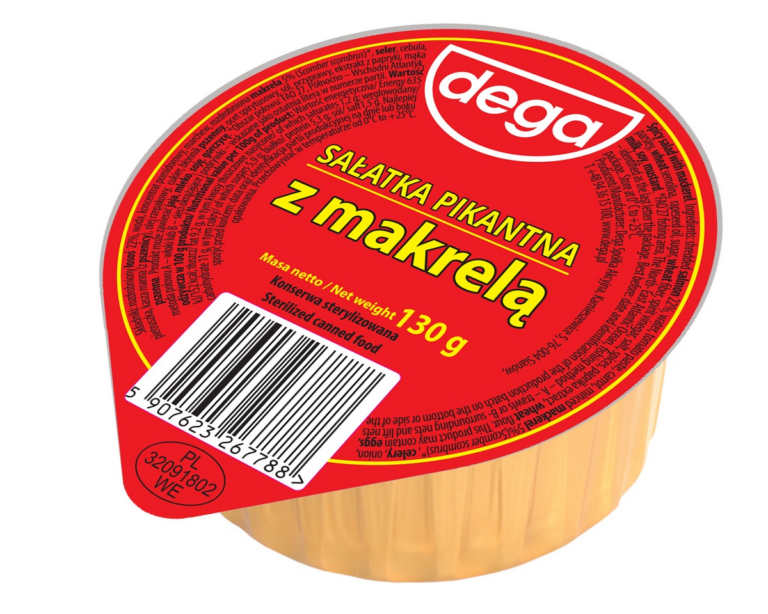 DEGA SPICY SALAD WITH MACKEREL 130G