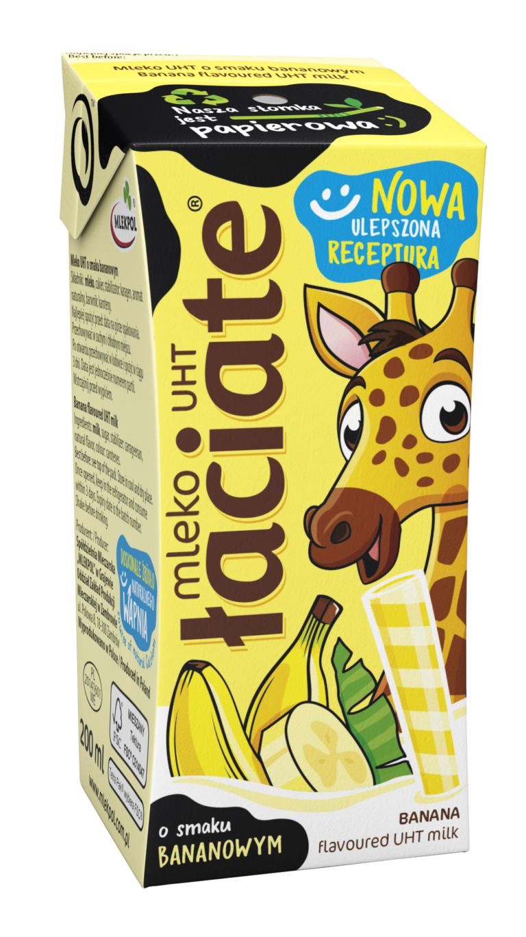 MLEKO LACIATE BANANOWE MLEKPOL 200ML