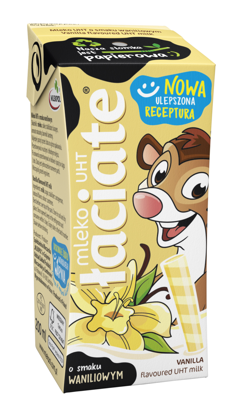 MLEKPOL LACIATE VANILLA UHT MILK 200ML