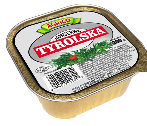 AGRICO TINNED TYROLSKA MINCED MEAT 300G