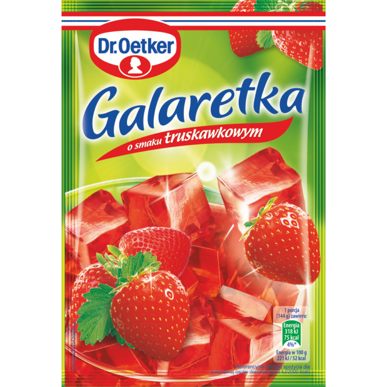 DR.OETKER STRAWBERRY FLAVOURED JELLY 77G