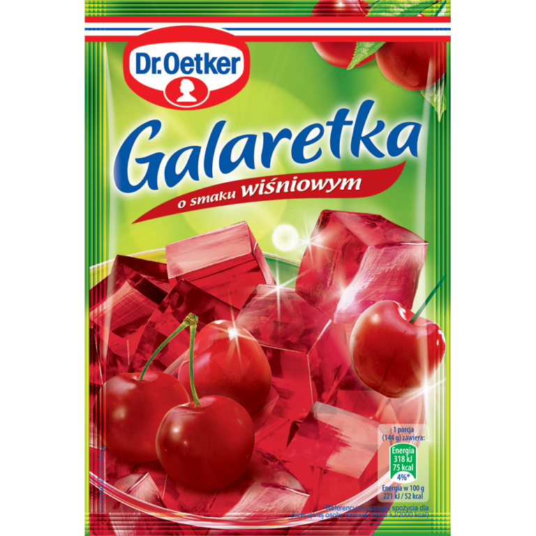DR.OETKER CHERRY FLAVOURED JELLY 77G