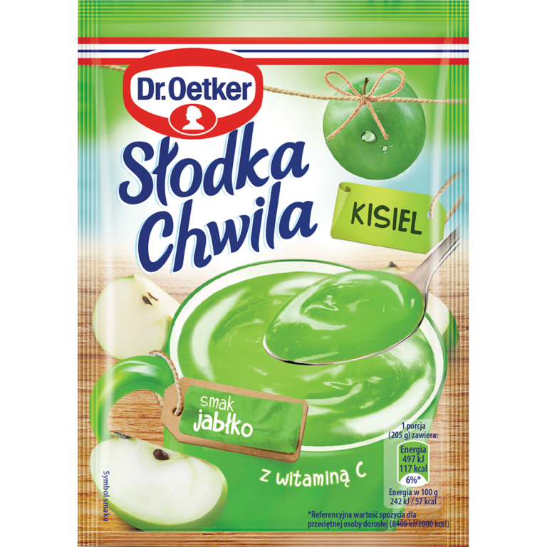 DR.OETKER SLODKA CHWILA APPLE FLAVOURED INSTANT JELLY 30G
