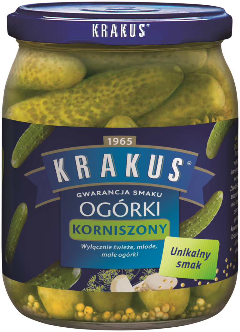 KRAKUS 500G - OGORKI KRAKUS KORNISZONY