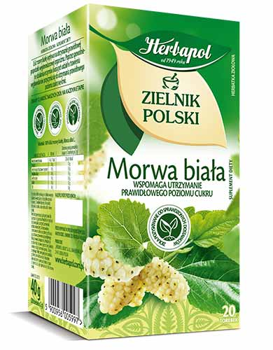 HERBAPOL ZIELNIK POLSKI WHITE MULBERRY DIETARY SUPPLEMENT HE