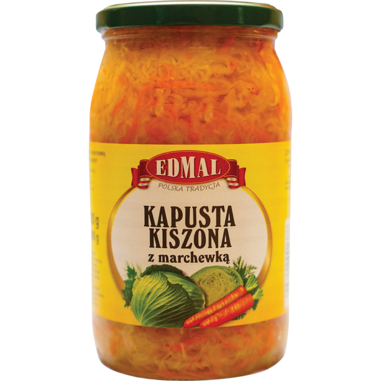 EDMAL SAUERKRAUT WITH CARROTS 820ML