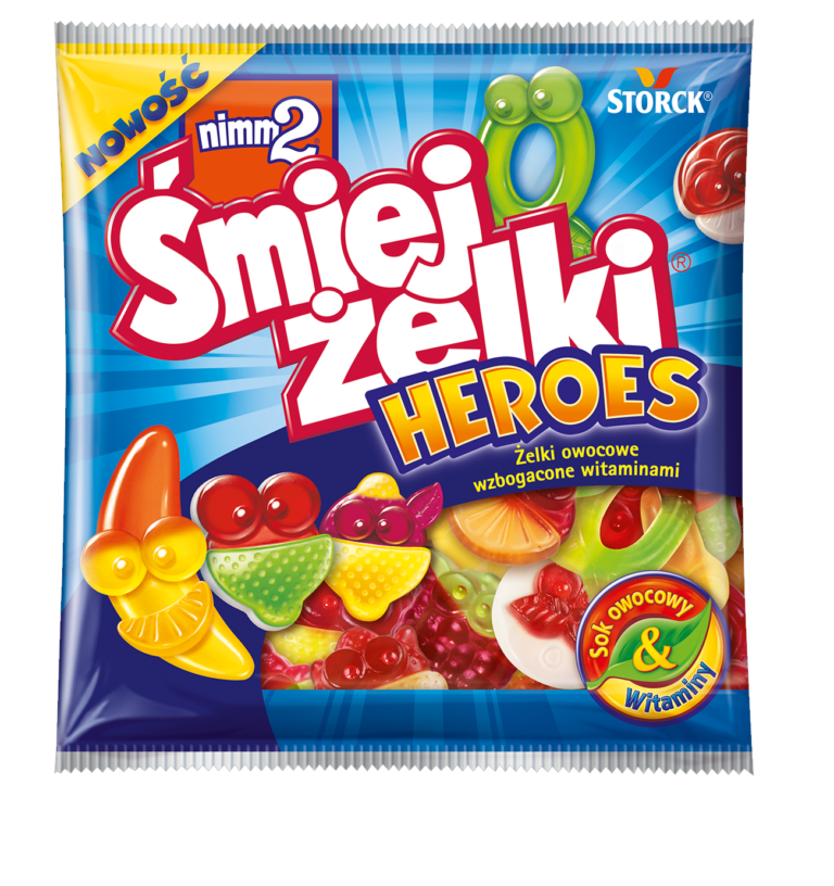 STORCK NIMM2 SMIEJZELKI HEROES FRUIT JELLIES WITH VITAMINS 9