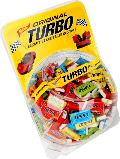 BRYDA TURBO CHEWING GUM 300PCS