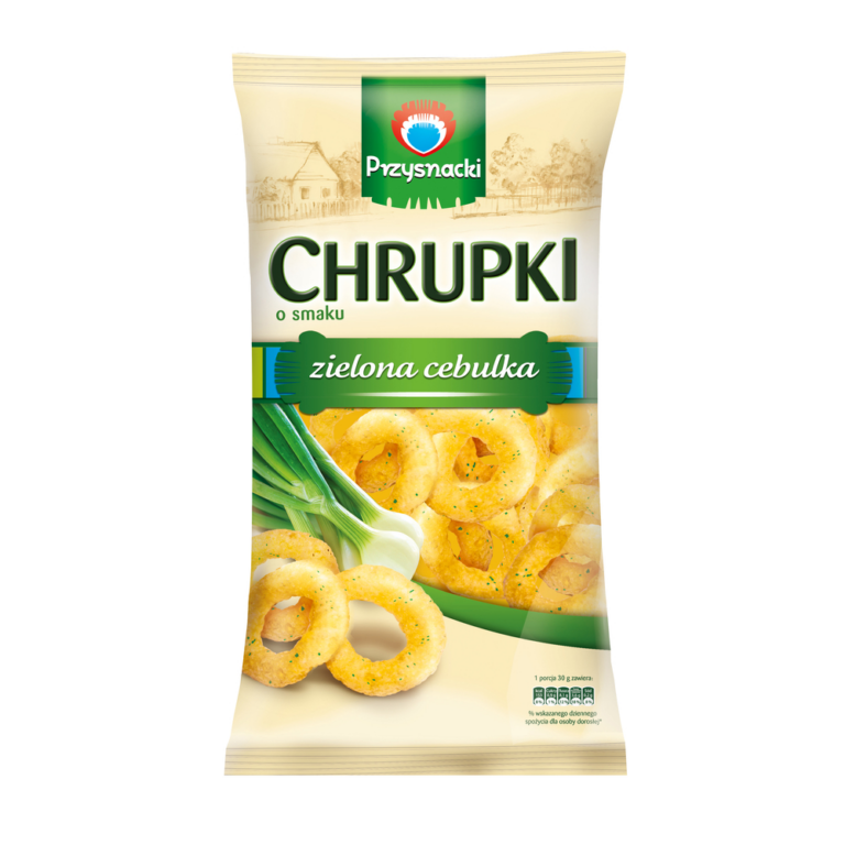 CHRUPKI PRZYSNACKI ZIELONA CEBULKA 150G