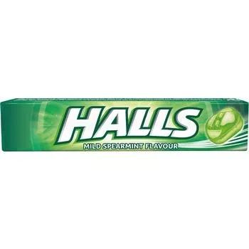 MONDELEZ HALLS MILD SPEARMINT FLAVOUR CANDIES 33,5G