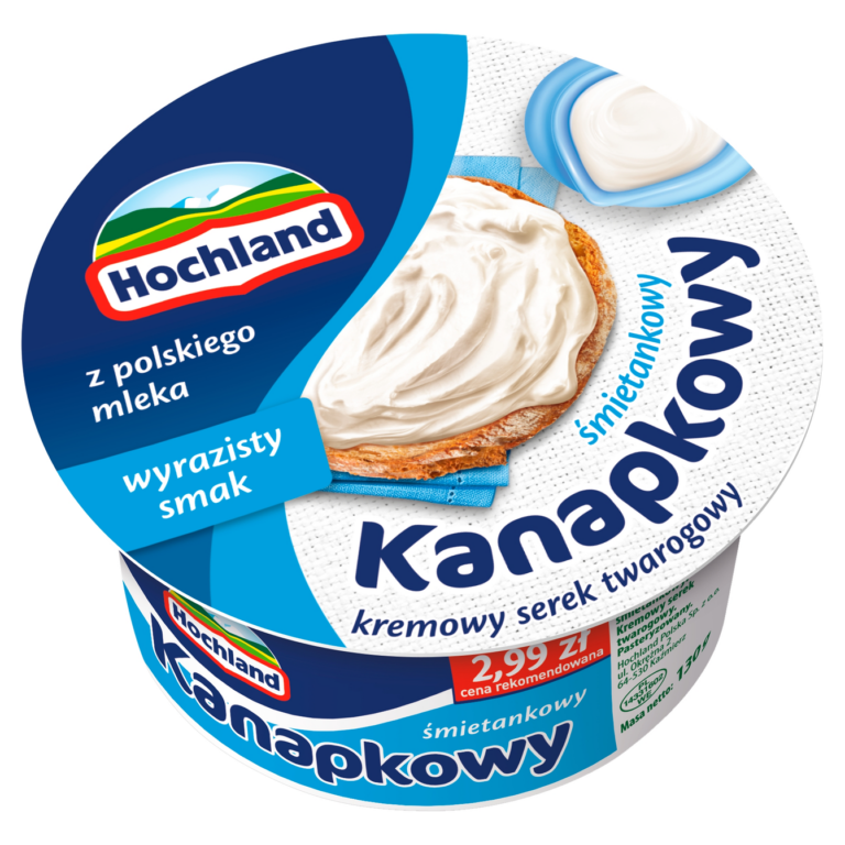 SEREK HOCHLAND KANAPKOWY SMIETANKOWY 130G