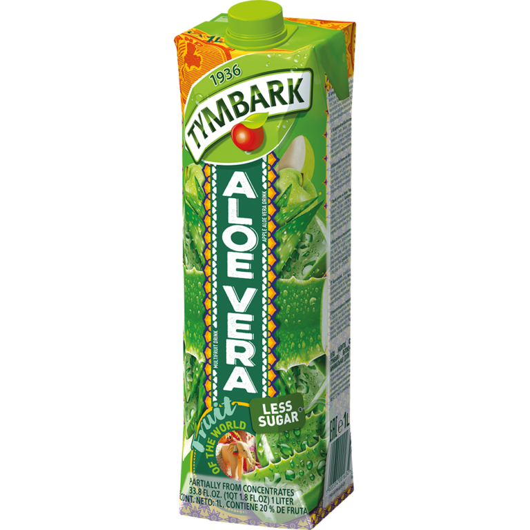 NAPOJ TYMBARK OWOCE SWIATA  ALOE VERA JABLKO 1L