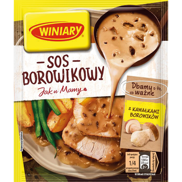 WINIARY JAK U MAMY BOLETUS SAUCE 33G