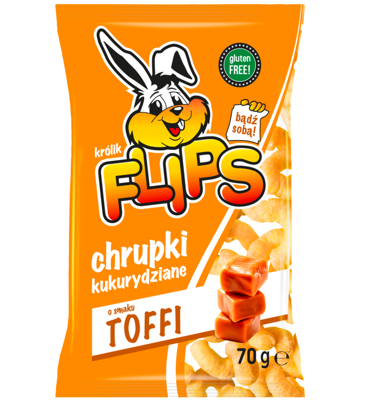 SNACK FLIPS CHRUPKI KUKURYDZIANY TOFFI 70G