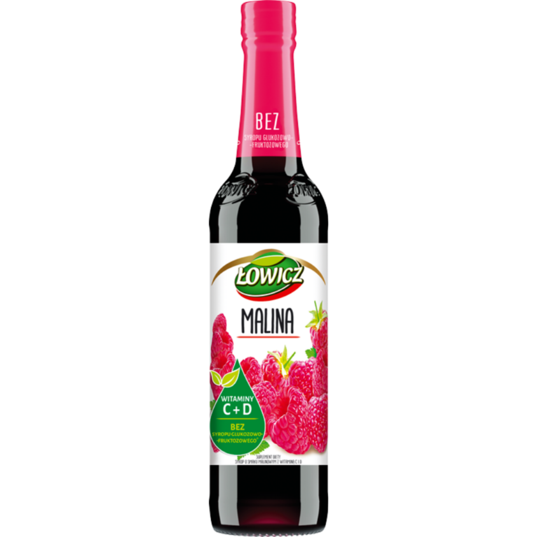 LOWICZ - SYROP MALINA 400ML