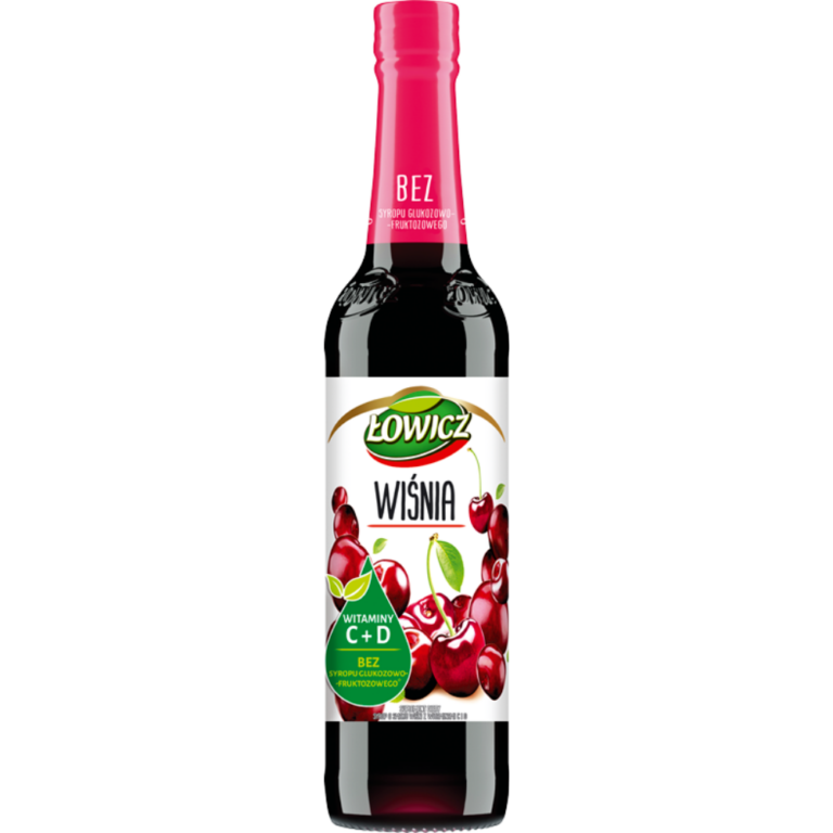 LOWICZ SYRUP WITH CHERRY FLAVOURED 400ML