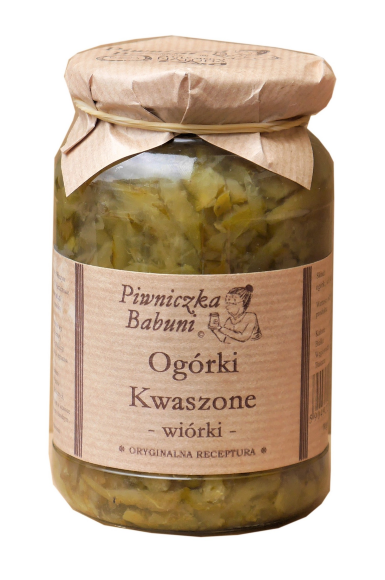 PIWNICZKA BABUNI SHREDDED CUCUMBERS IN BRINE 900ML
