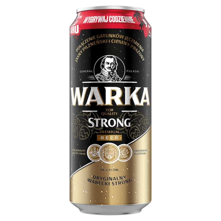 BEER WARKA STRONG 6.5% 500ML
