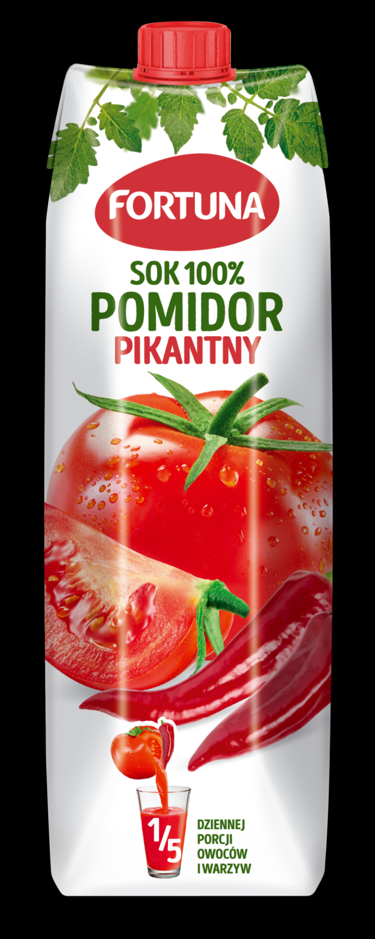 FORTUNA SPICY TOMATO JUICE 100% 1L