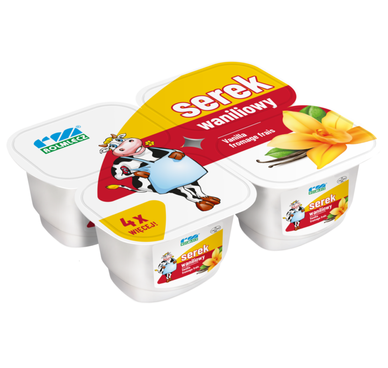 MLEKPOL ROLMLECZ VANILLA FROMAGE FRAIS 4*150G