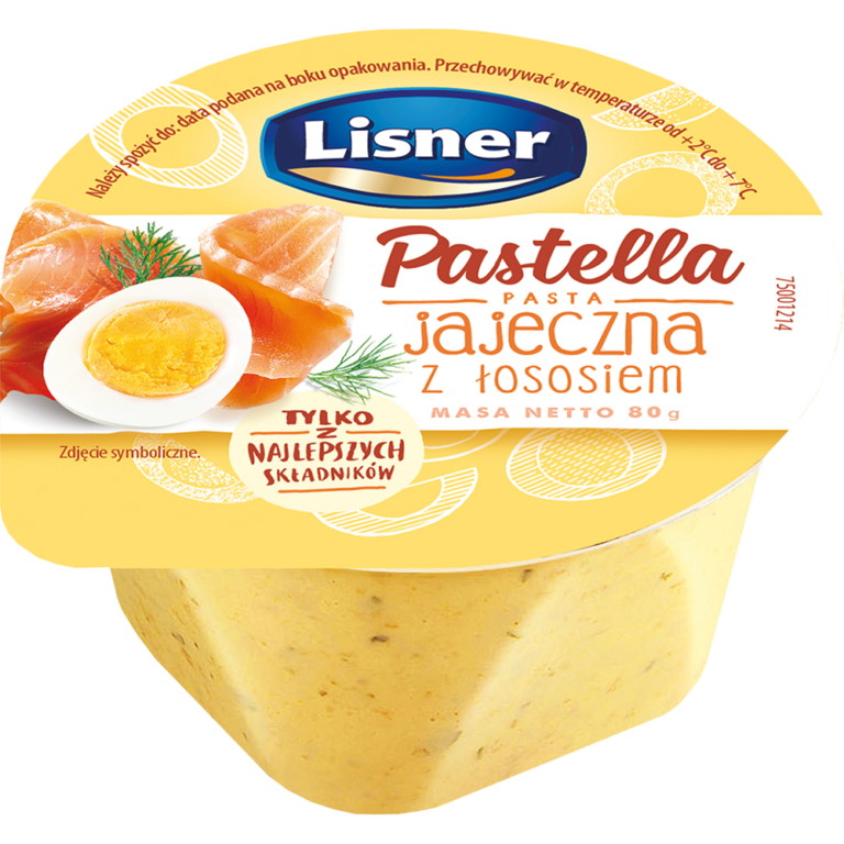 LISNER PASTELLA EGG PASTE WITH SALMON 80G