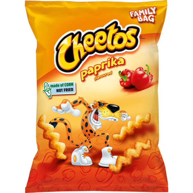 FRITO-LAY CHEETOS PAPRIKA FLAVOUR CORN SNACKS 130G
