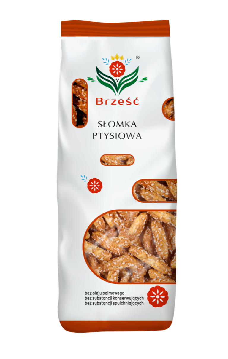 BRZESC CRUNCHY PUFF STRAW 200G