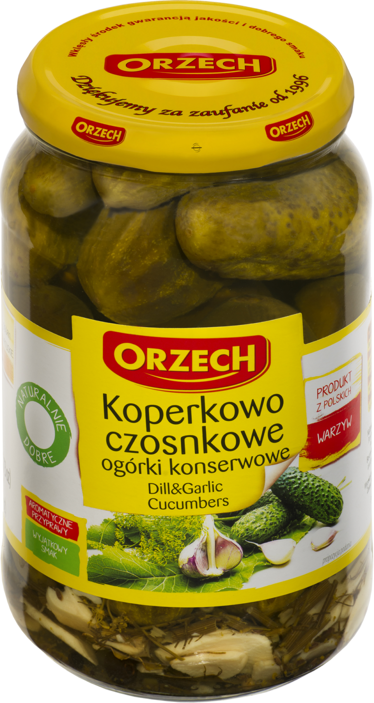 ORZECH DILL AND GARLIC CUCUMBERS 830G