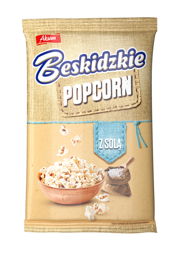 POPCORN AKSAM BESKIDZKI DO PRAZENIA Z SOLA 90G