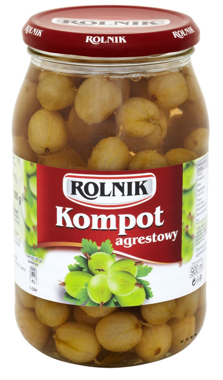 ROLNIK GOOSEBERRY COMPOTE 900ML