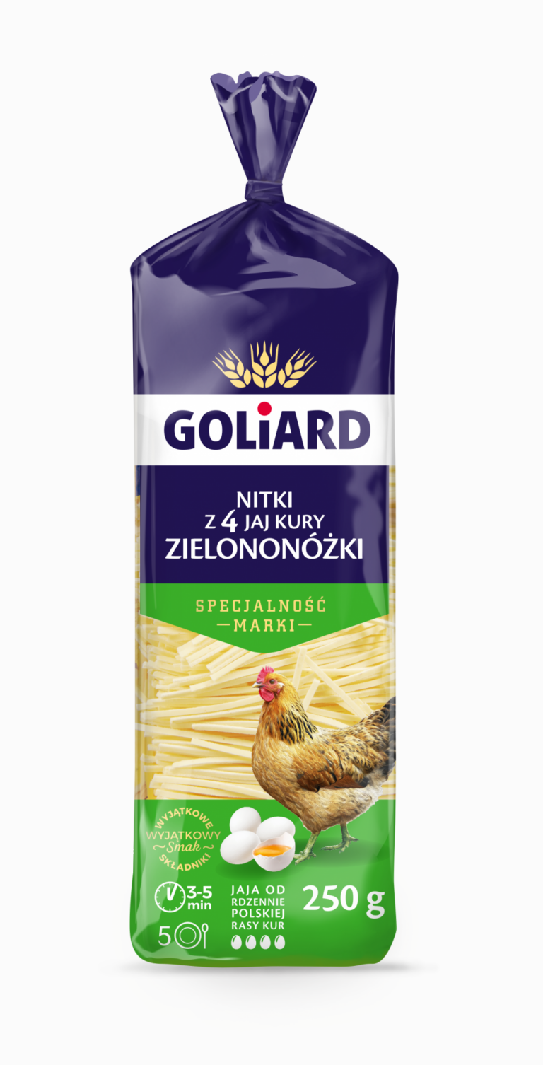 GOLIARD EGG PASTA ZIELONONOZKI FILINI NOODLES 250G