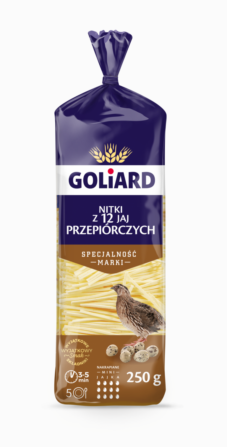 GOLIARD PASTA WITH QUAIL EGGS FILINI NOODLES 250G