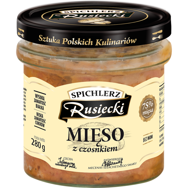 SPICHLERZ RUSIECKI 280G PAMAPOL MIESO Z CZOSNKIEM