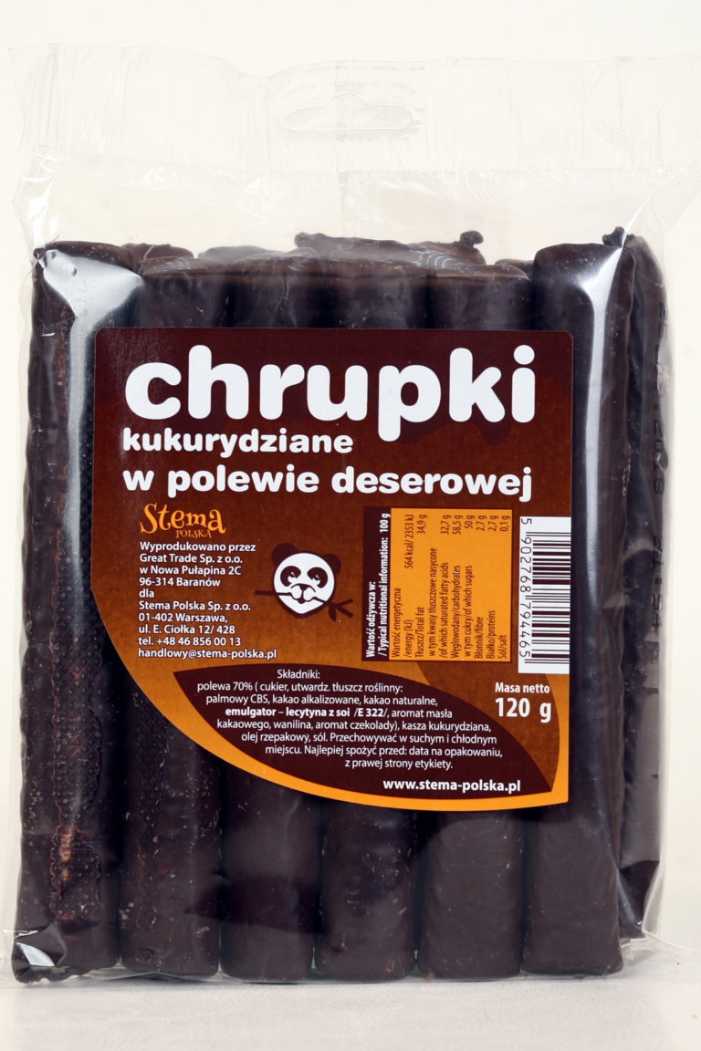 CHRUPKI W POLEWIE DESEROWEJ 120G STEMA