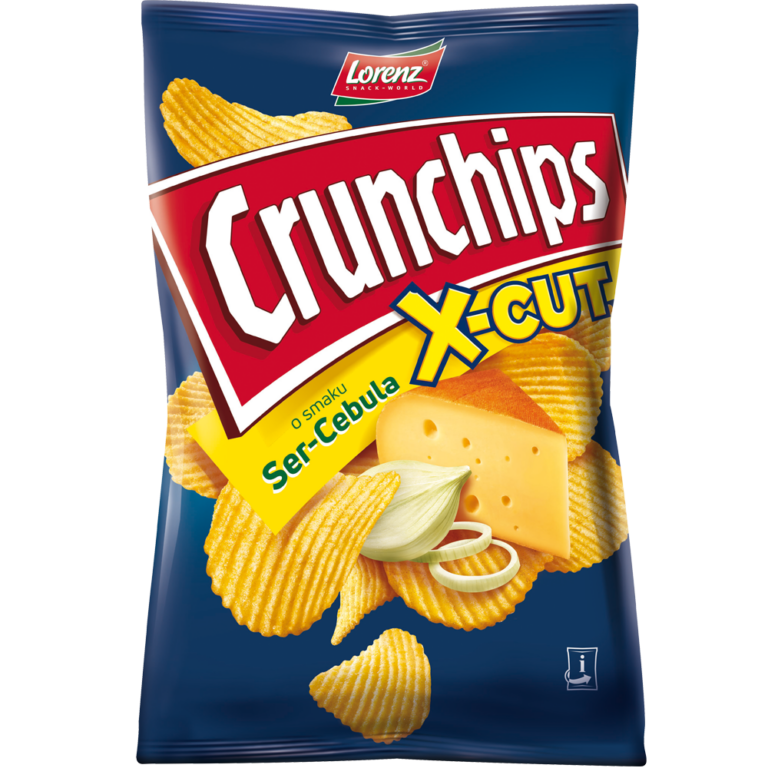 CHIPSY LORENZ CRUNCHIPS X-CUT SER I CEBULA 140G