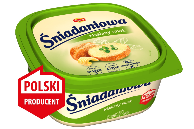 BIELMAR SNIADANIOWA BUTTER FLAVOUR HALF-FAT MARGARINE 450G