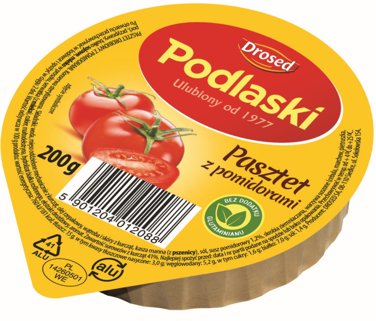 PODLASKI TOMATO DROSED PATE 200G