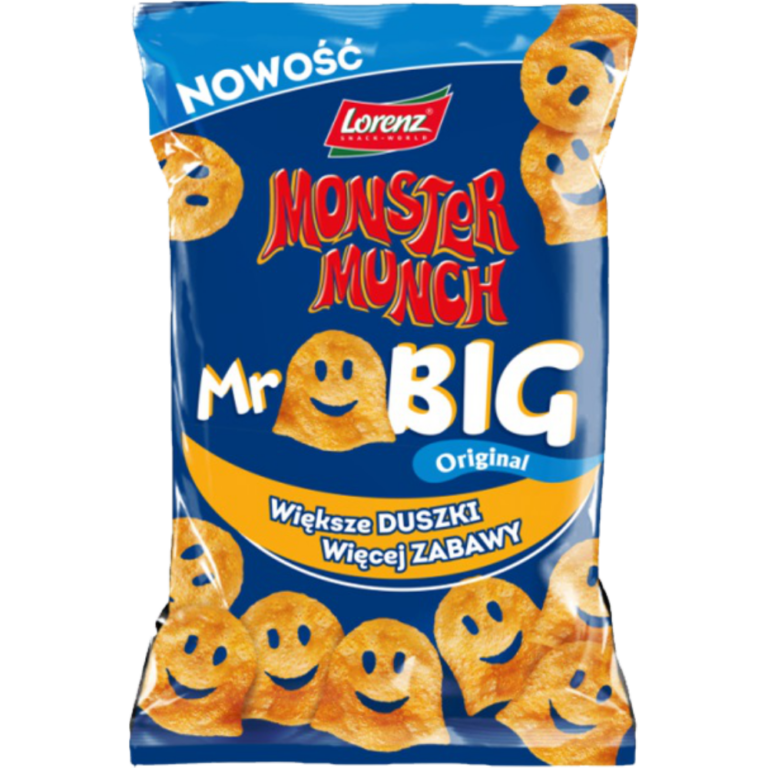 LORENZ MONSTER MUNCH ORIGINAL MR BIG CRISPY POTATO SNACK SAL