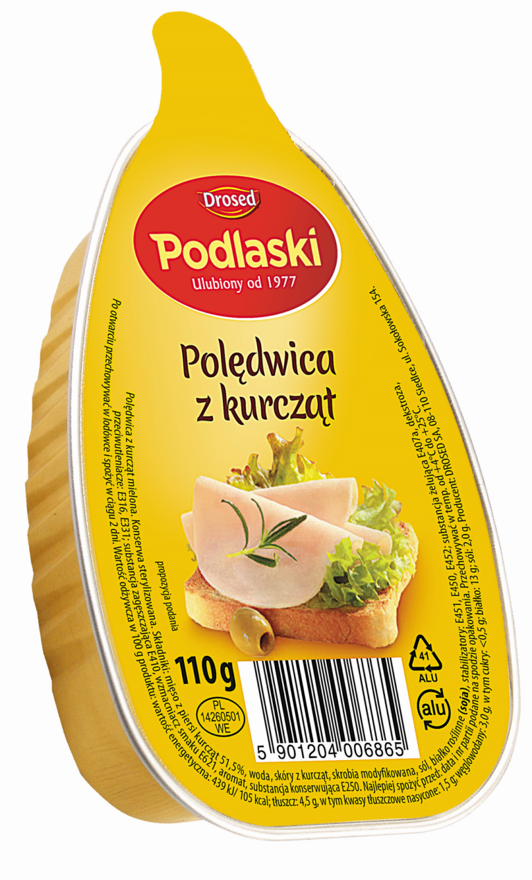 KONSERWA DROSED 110G POLEDWICA Z KURCZAT MIELONA