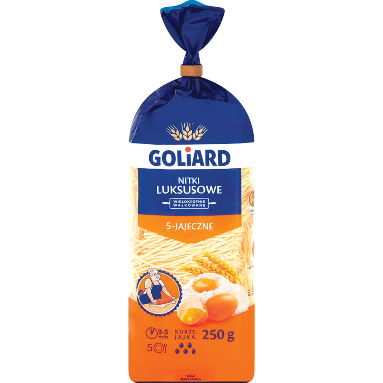 MAKARON GOLIARD 250G JAJECZNY NITKI
