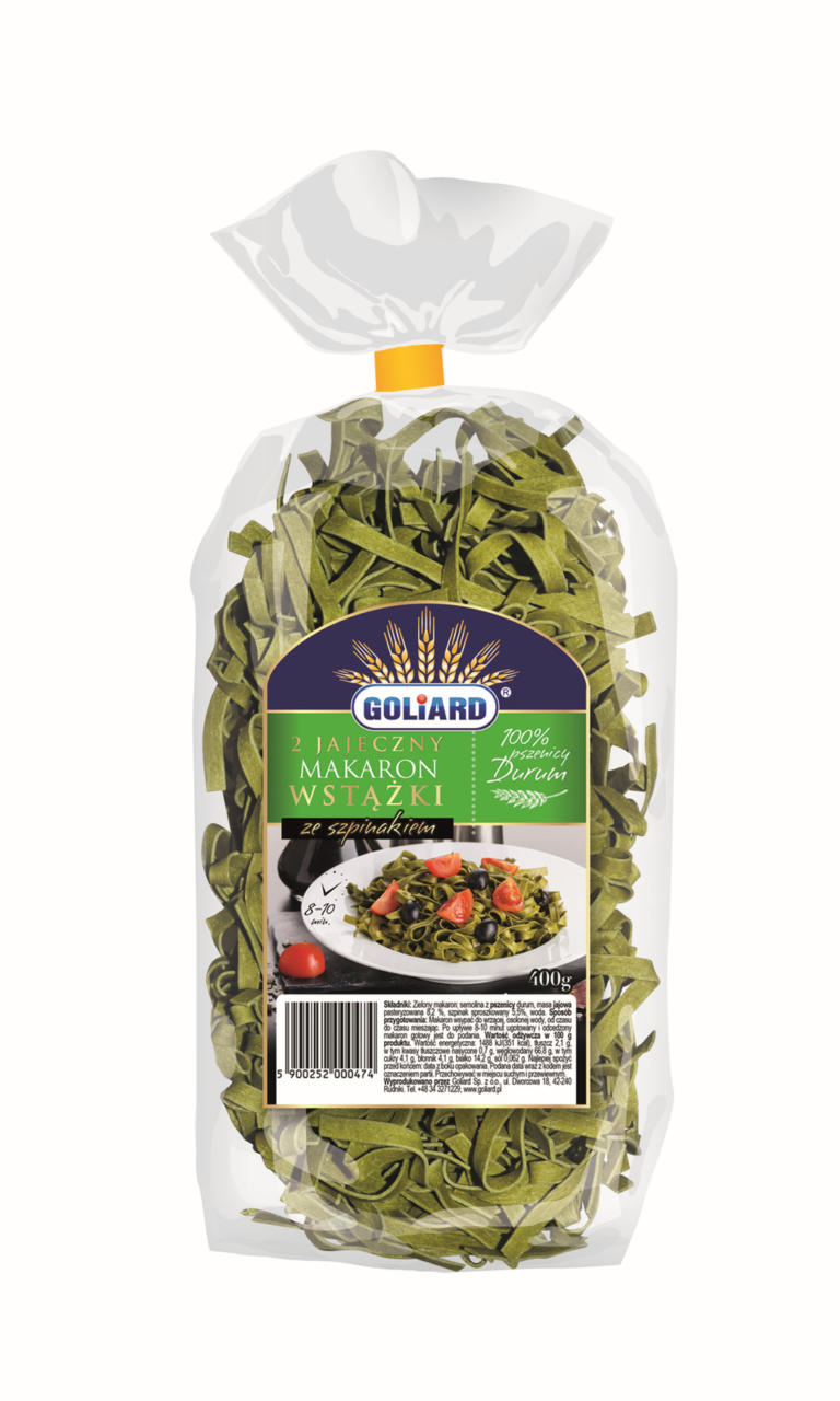 GOLIARD EGG PASTA 400G MAFALDINE WITH SPINACH