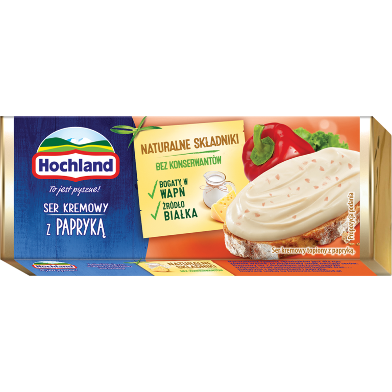 HOCHLAND CREAM CHEESE WITH RED PEPPER 90G