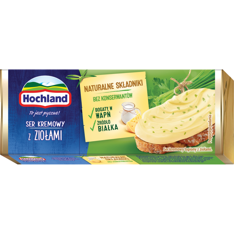 HOCHLAND CREAM CHEESE WITH HERBS 90G