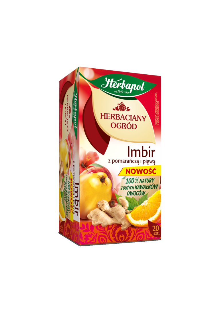 HERBATA HERBAPOL OGROD IMBIR Z POMARANCZA I PIGWA 20*2,5G