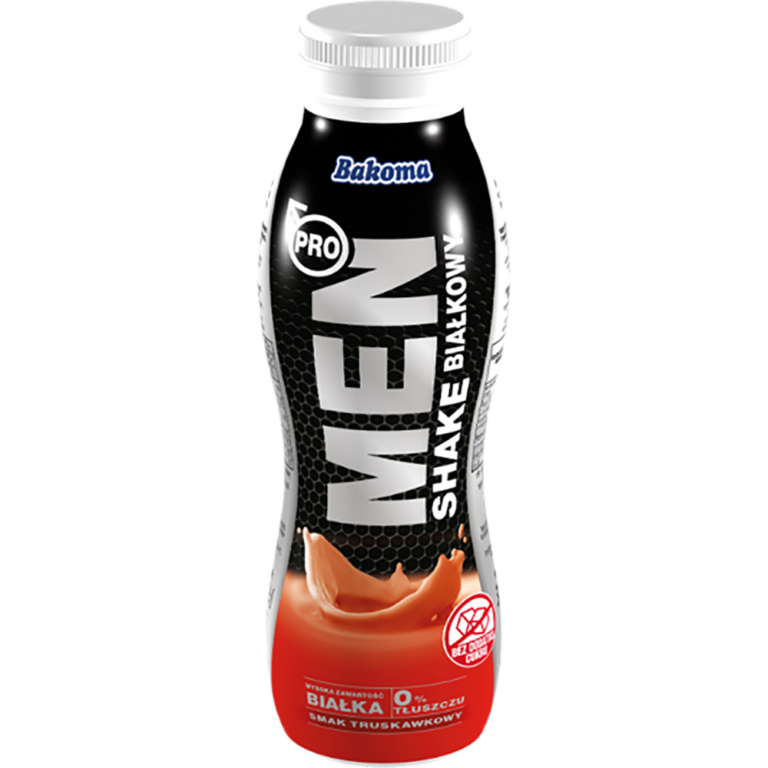 BAKOMA MEN PRO HIGH PROTEIN SHAKE STRAWBERRY FLAVOUR 380G