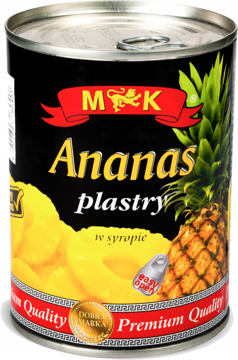 MK PINAPPLE PIECES IN SYRUP 565G