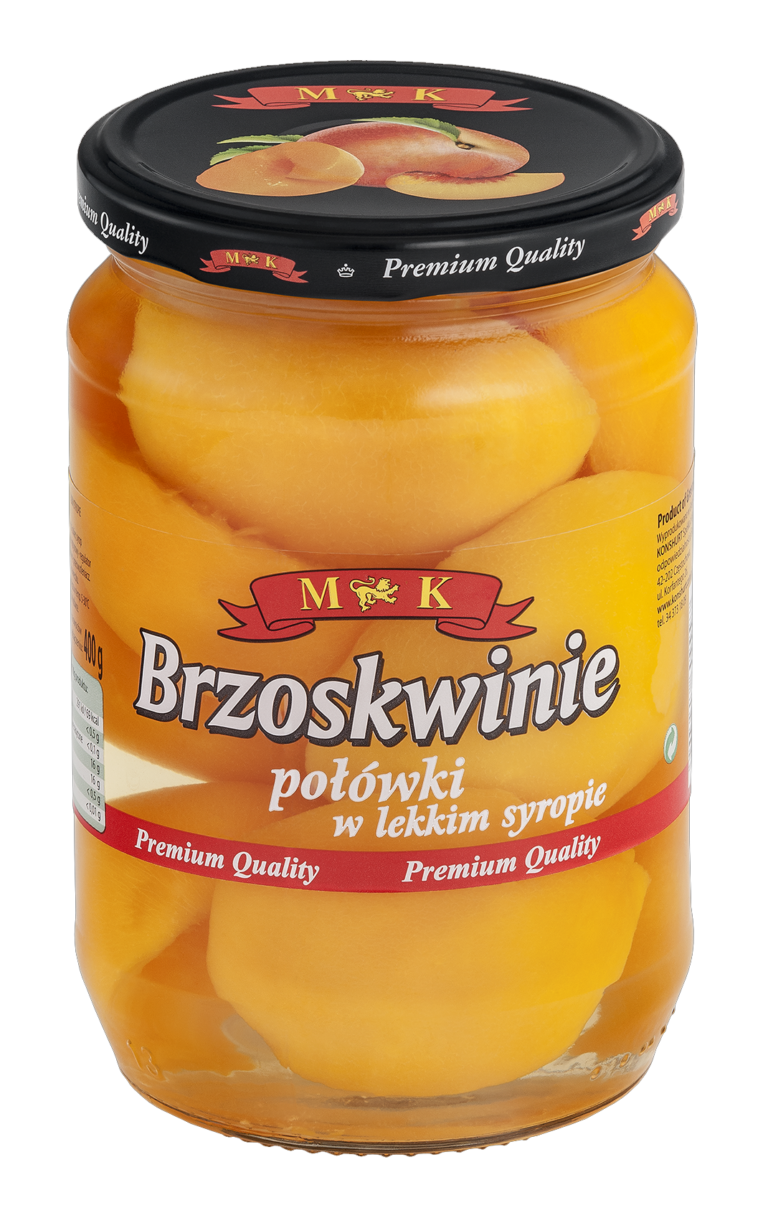 MK PEACHES HALVES IN LIGHT SYRUP 680G