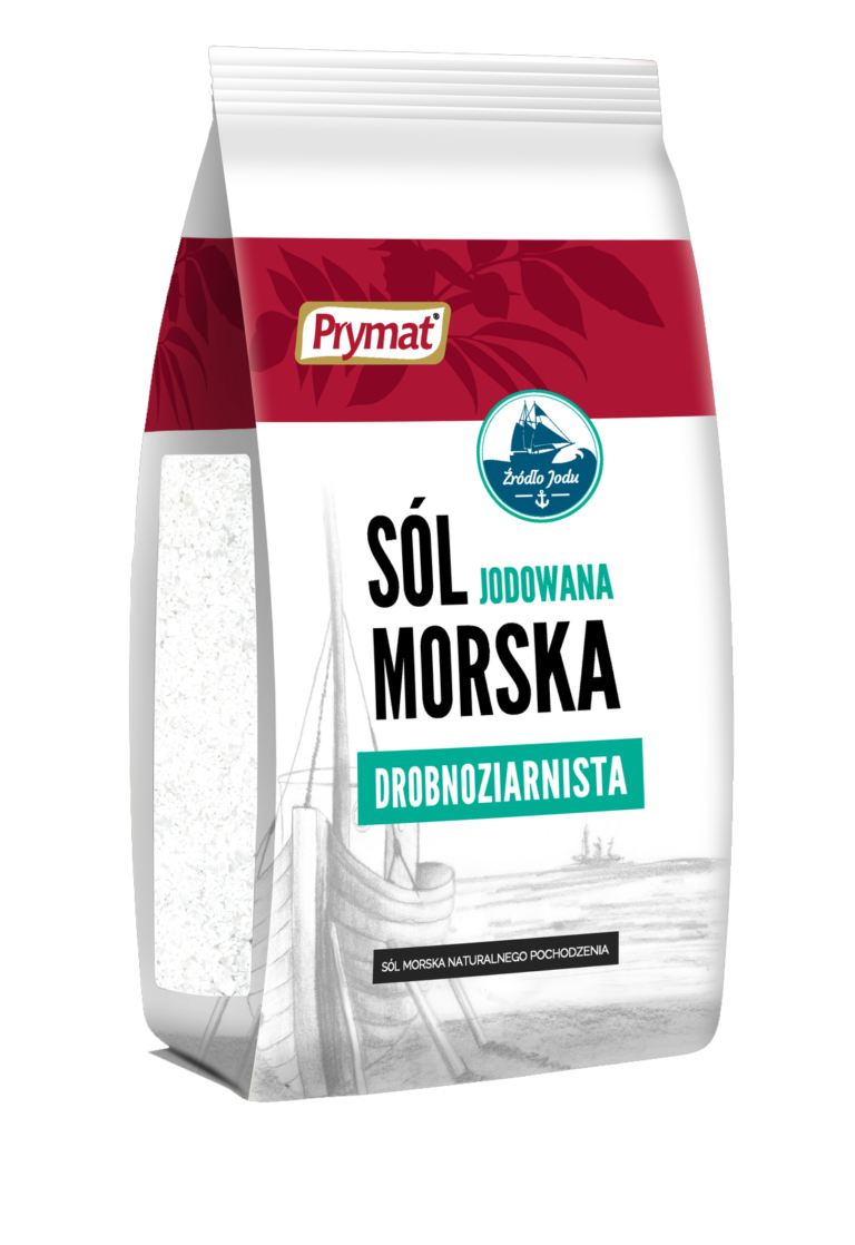 PRYMAT LOW SODIUM FINE-GRAINED IODIZED SEA SALT 1KG