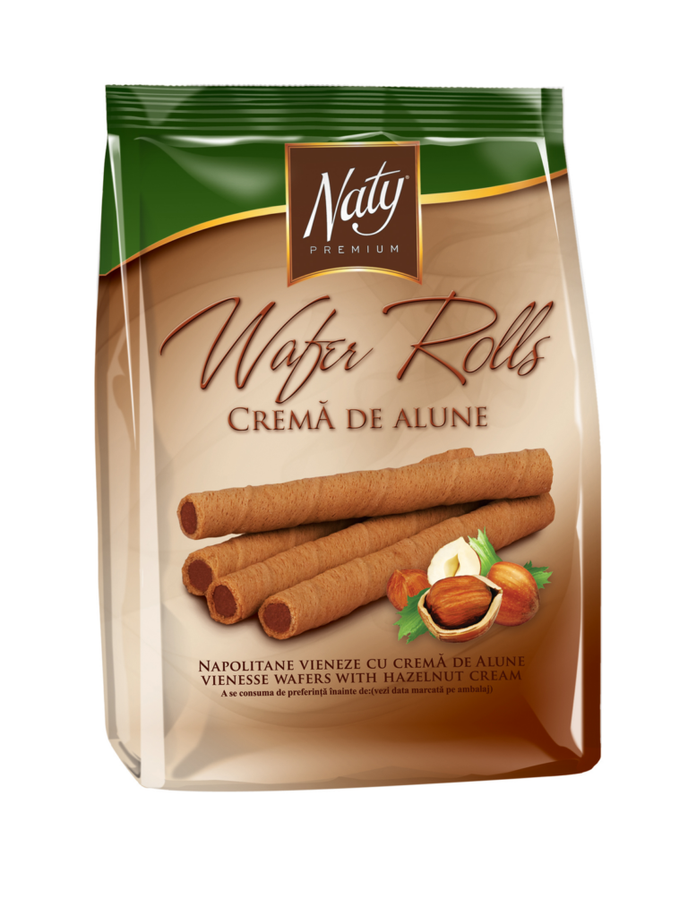 NATY WAFER ROLLS WITH HAZELNUT CREAM 200G