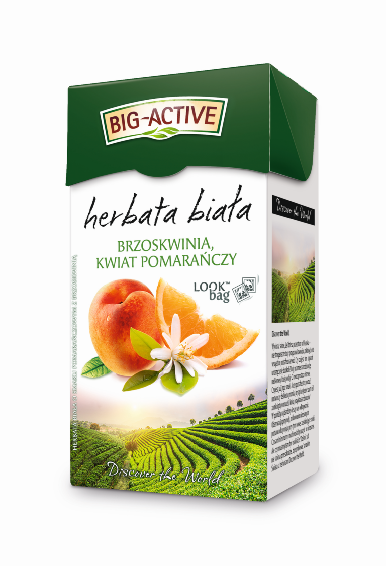 HERBAPOL BIG-ACTIVE PEACH BLOSSOM ORANGE WHITE TEA 20*1,5G